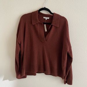 NWT Madewell Sweater Rust Brown
